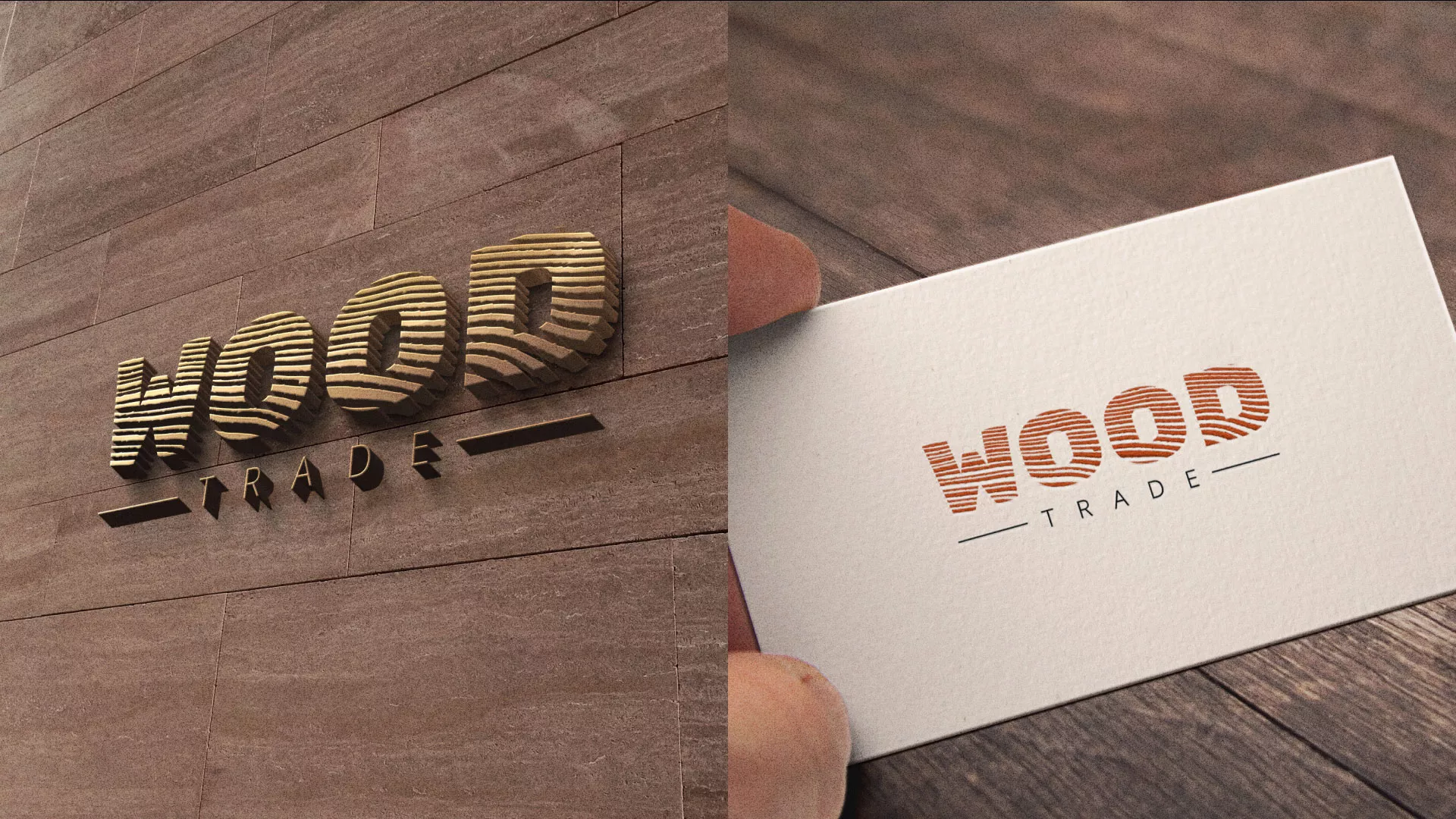 Разработка логотипа для компании «Wood Trade» в Красном Куте